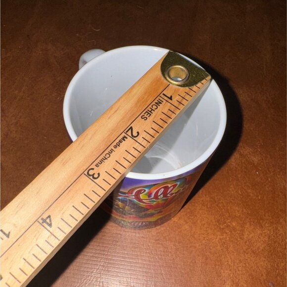 Albuquerque Balloon Fiesta Ceramic Coffee Mugs Set Of 2 Vibrant Colors 11 Oz Cap - Picture 5 of 5